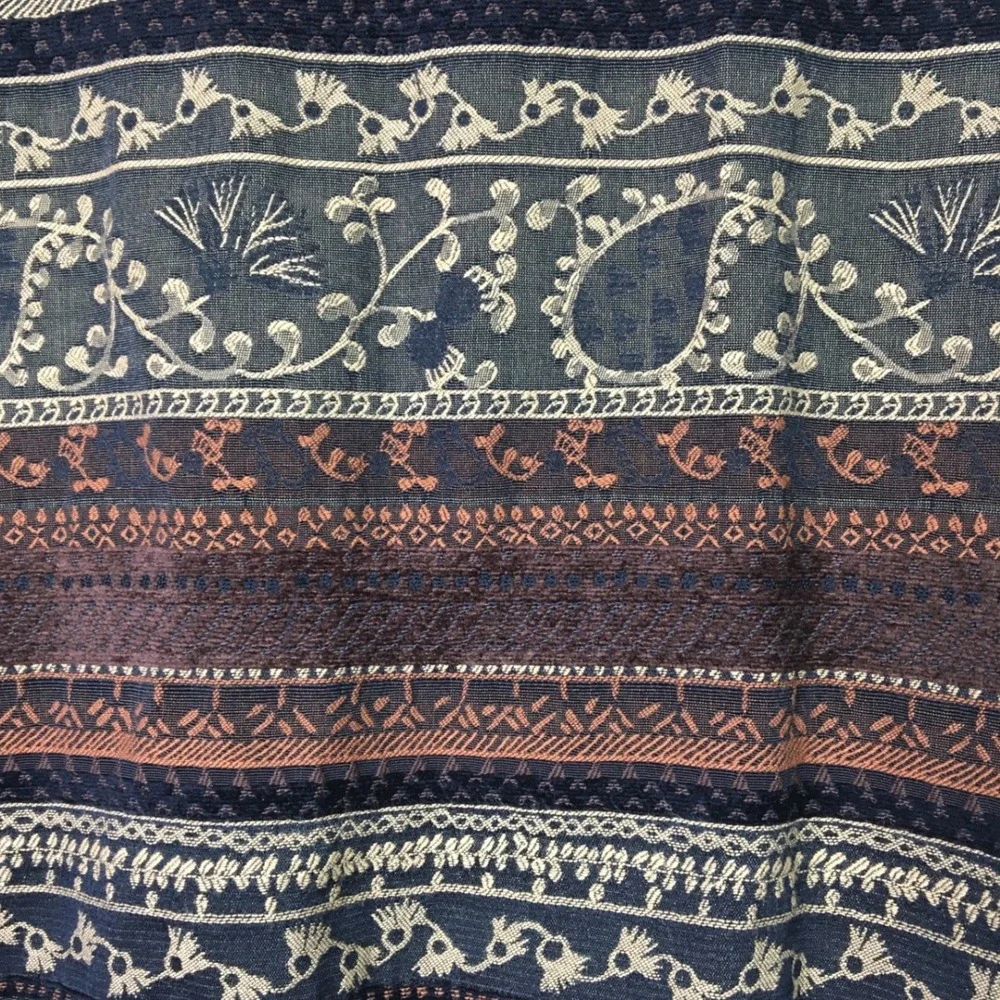 Chico's Design Tapestry Vest Brown Green‎ Boho Paisley